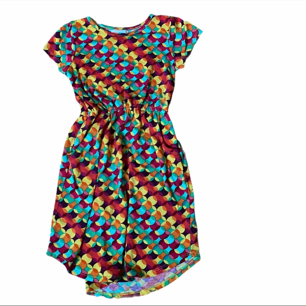 ⭐️ 3 for $22- LuLaRoe Multicolored Circle Dress